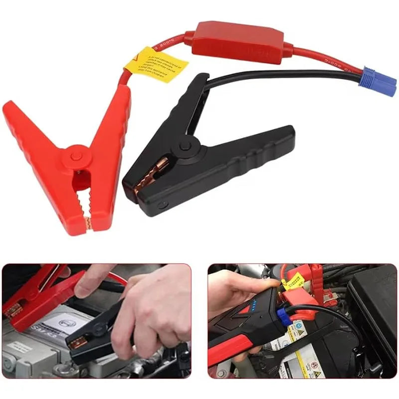 Car Jump Starter Cable with Clamps Booster Cable EC5 Plug Connector Prevent Reverse Charge Module for Auto Battery Jump Start