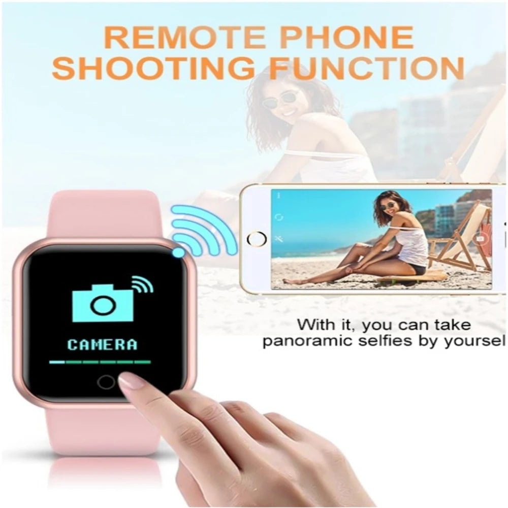 Multi-color Smart Watch For Children Boy Girl Fashion LED Digital Wrist Watches Silicone Strap Sport Watch Men Women Bracelet