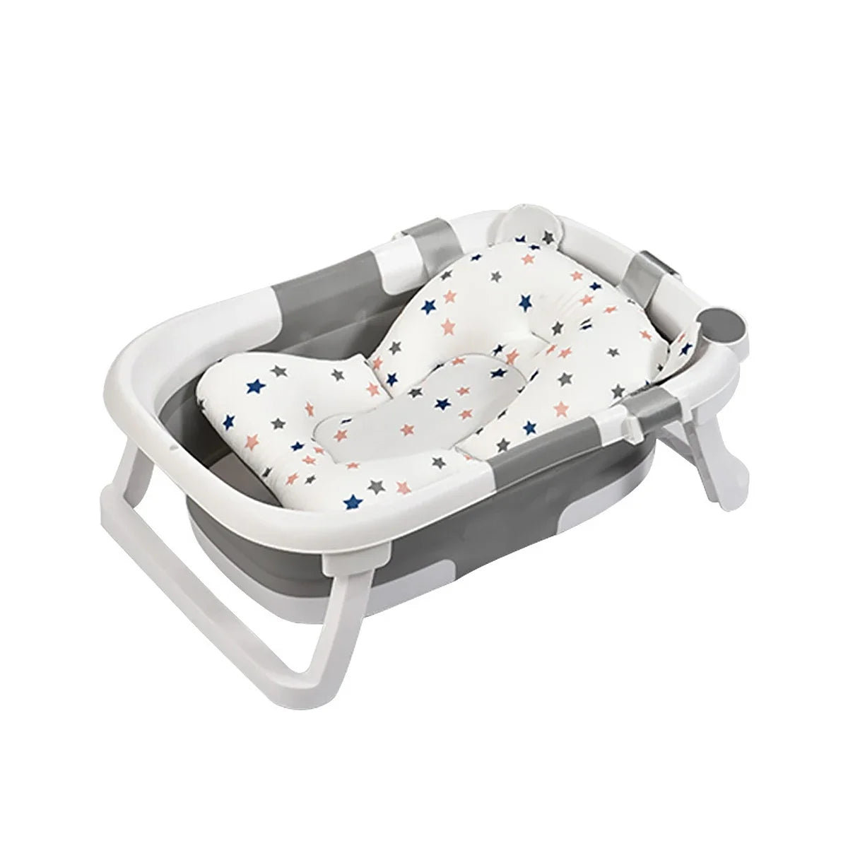 Newborn baby bath tub Bath tub Household baby bath tub Large folding baby bath tub can sit or lie down to feel warm