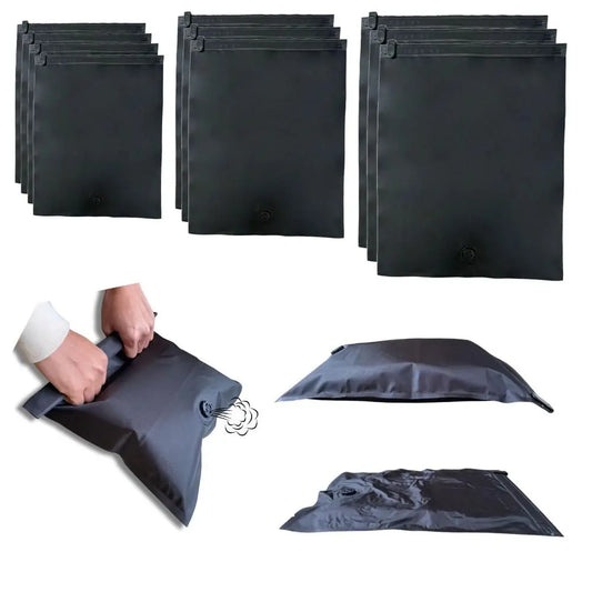 Reusable Hand Roll Vacuum Bags Space Saver Dustproof Vacuum Compression Bag Portable Luggage Vacuum Storage Bag for Travel