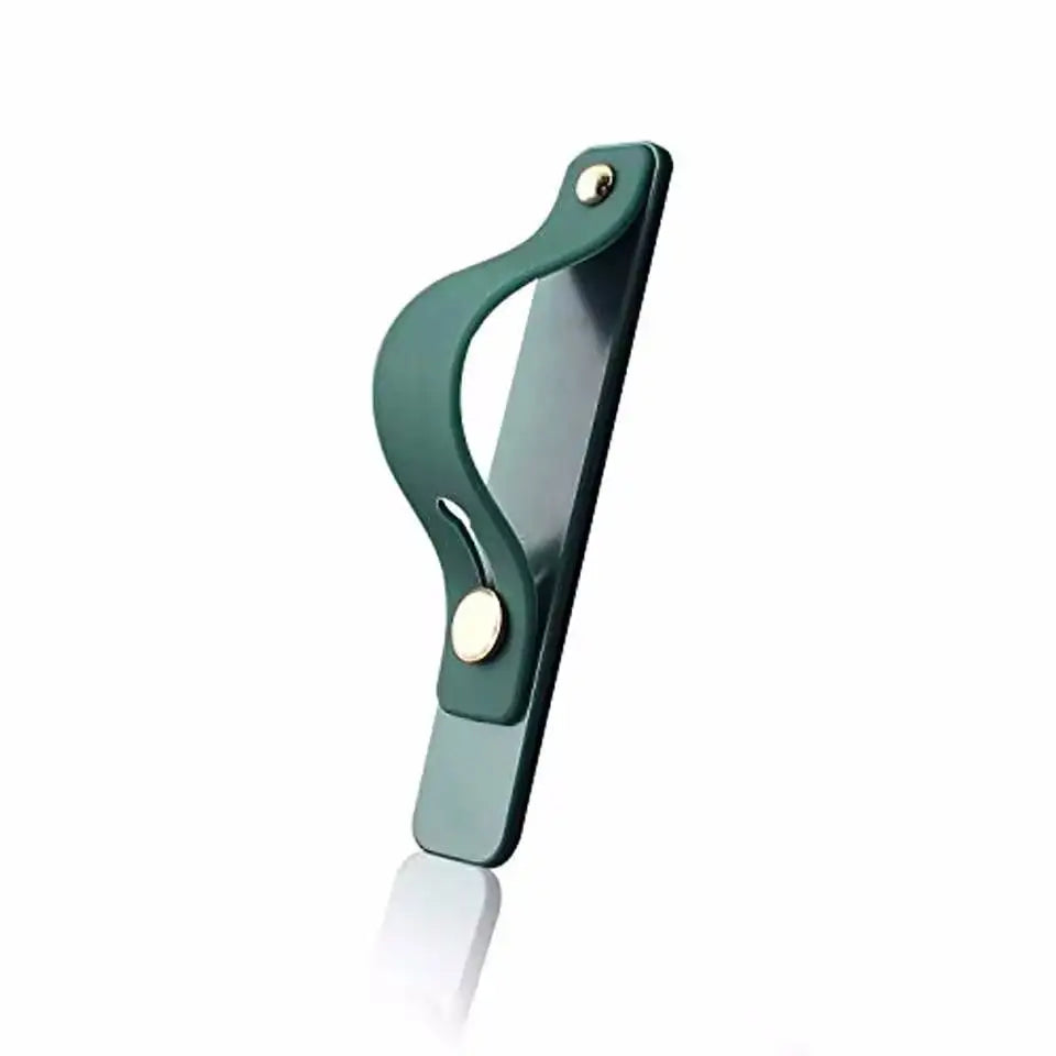 Wrist Band Hand Band Finger Grip Mobile Phone Holder Stand Push Pull Universal Plain Color Phone Socket Holder for iPhone Xiaomi