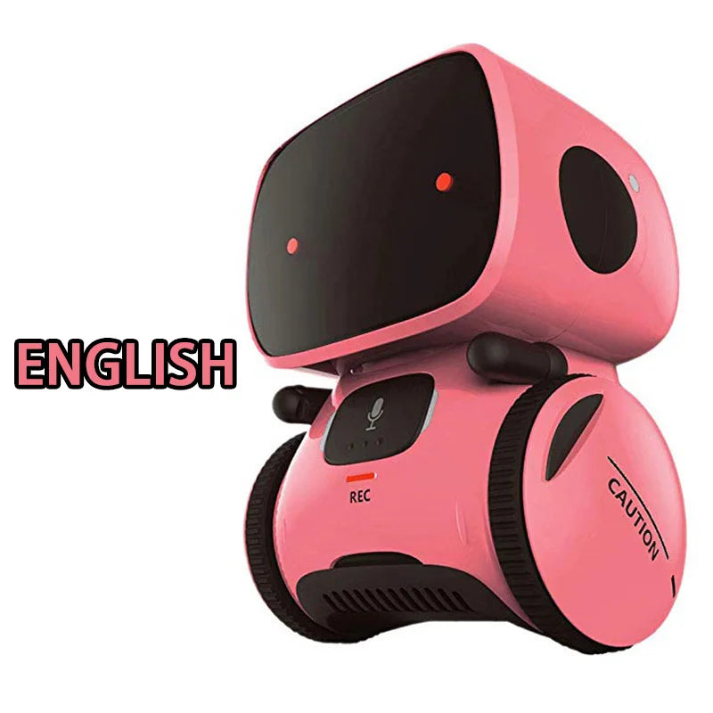 Emo Robot Intelligent Robots Russian & English & Spanish Version Voice & Touch control Toys Interactive Educational Children's G