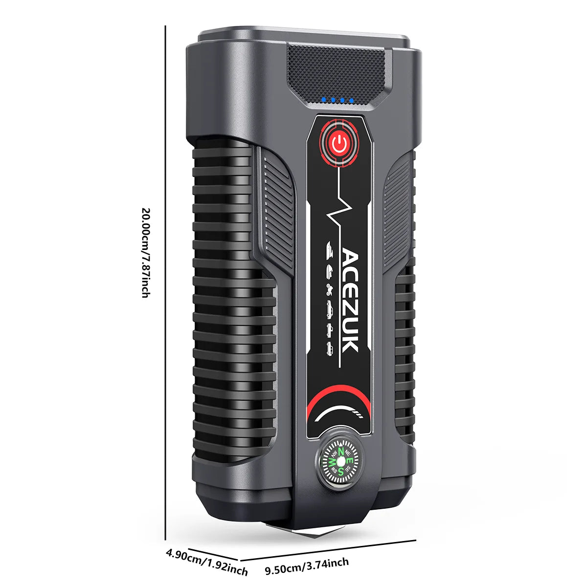12V Portable Car Jump Starter Automatic Battery Booster Charger