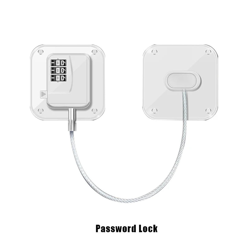 Baby Safety Password Lock Multi-Functional Door Window Kids Protection Locks Anti-Pinch Hand Drawer Refrigerator Cabinet Buckles
