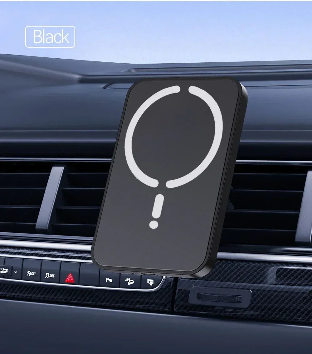 Wireless Charging Magnetic Air Outlet Phone Holder Stand 30W Quick Charging Pad For Magsafe iPhone 16 15 14 13 12 Pro Max 12 XS