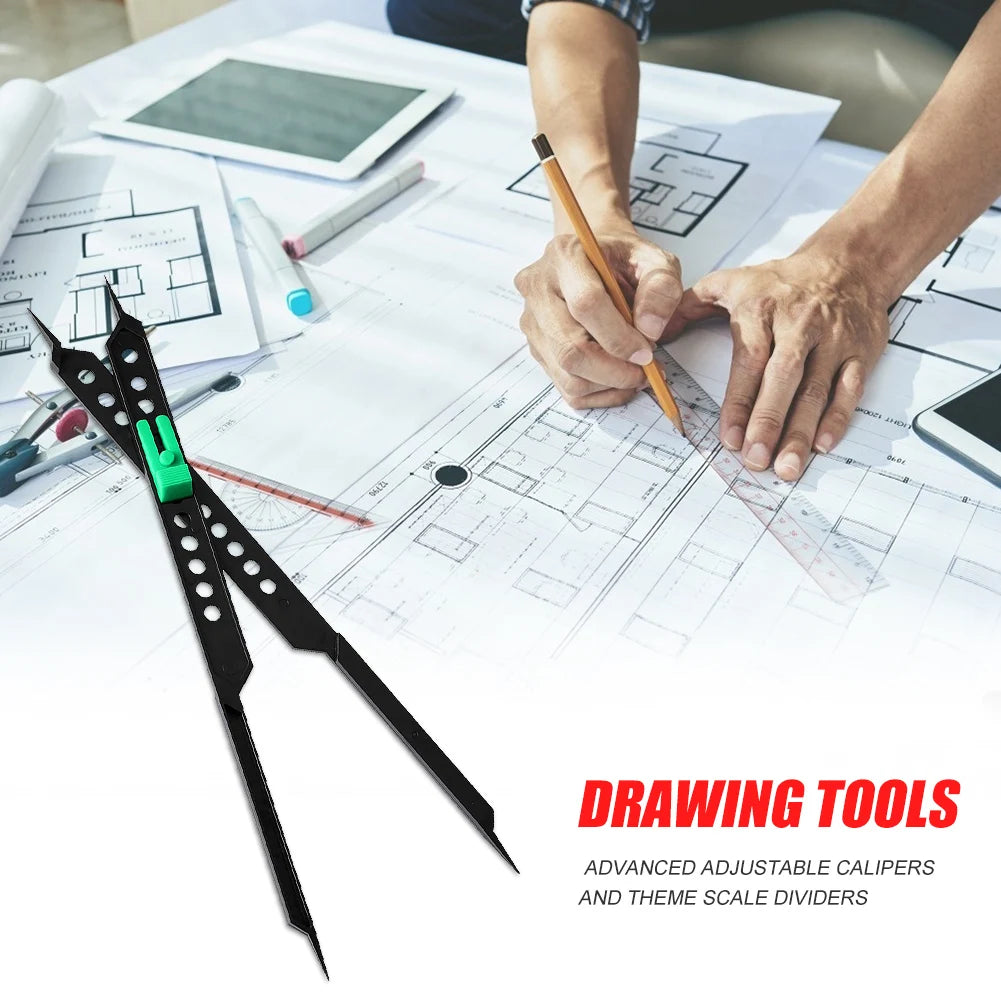 Proportional Divider Artist Drawing Tool 10in Scale Divider for Artists Drawing Students Architects Designers Scale Divider Tool