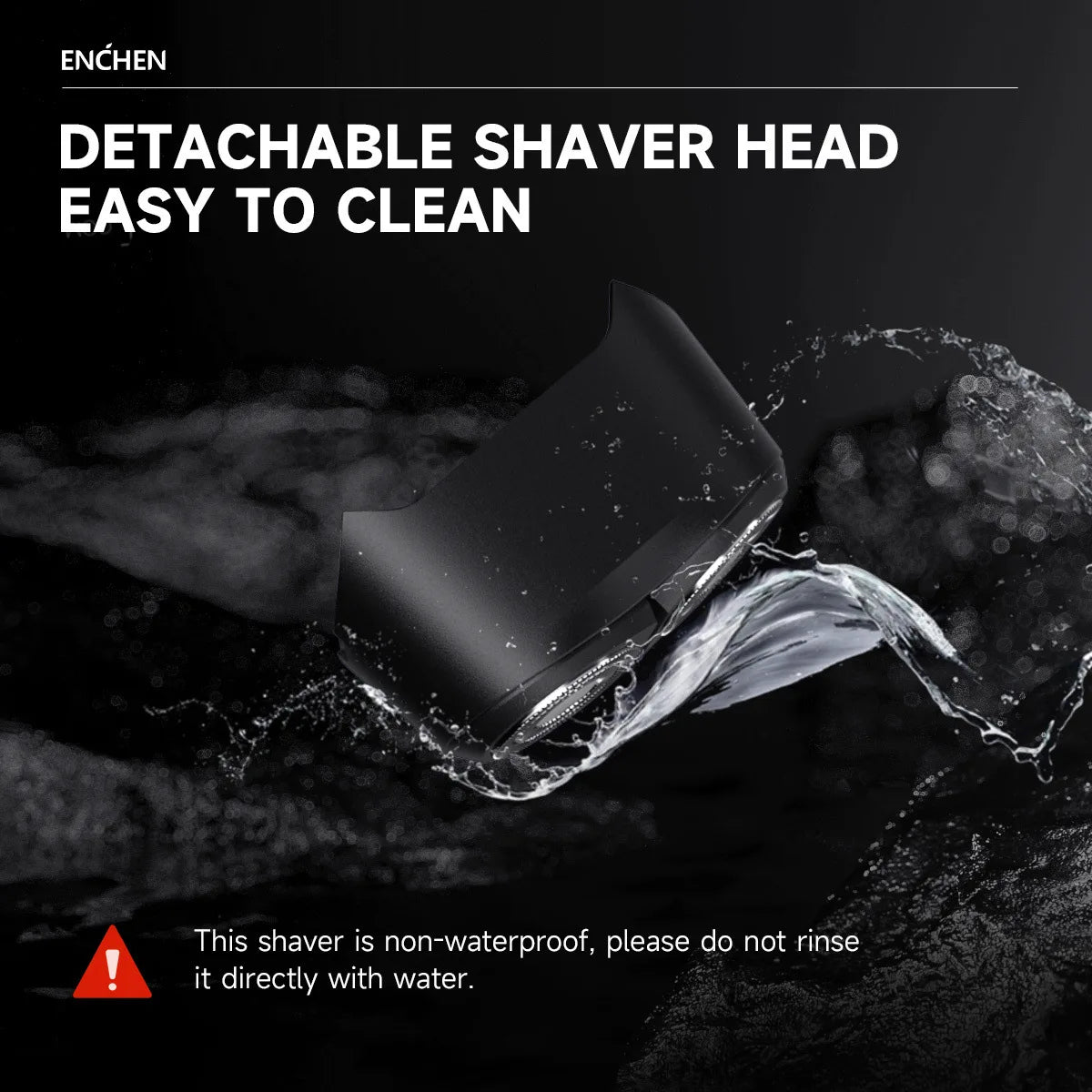 ENCHEN K3 Electric Shaver WIth 2-Direction Flex Heads Type-C Charging Port And Detachable Shaver Head Easy To Clean