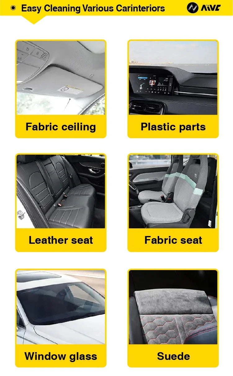 Car foam cleaner  Interior Stain Removal  Multifunctional leather seat roof fabric cleaning Spray Maintenance Wash Car