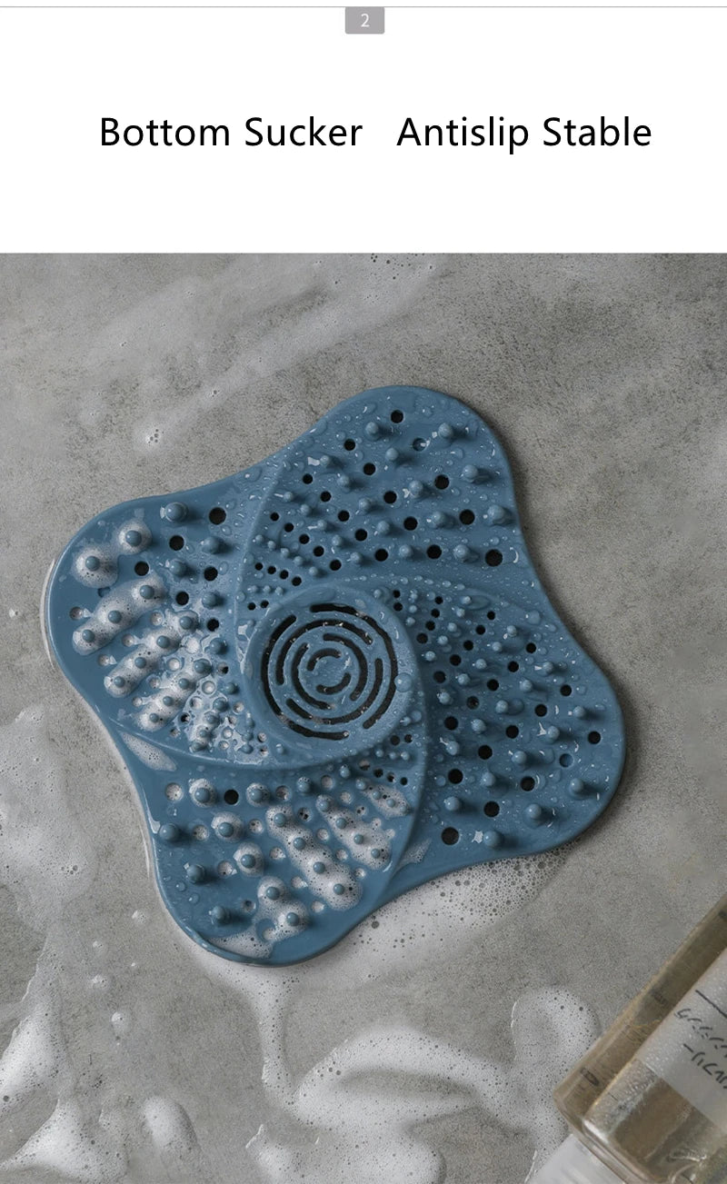 Sink Filter Hair Catcher Bathtub Drain Cover Stopper Sink Mesh Strainer Catch Hairs Bathroom Kitchen Shower Bath Accessories