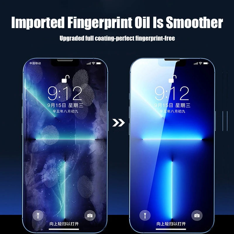 30D Full Cover Tempered Glass For iPhone 11 12 13 14 PRO MAX Screen Protector Glass On iPhone 6 7 8 14 Plus X XR XS MAX Glass