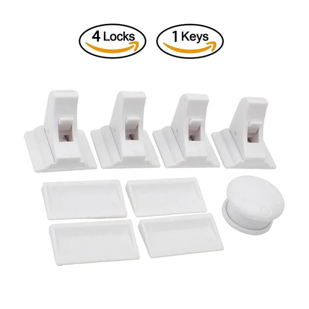 Keep Your Kids Safe with Magnetic Children's Lock: Ideal Drawer & Cabinet Door Safety For Babies, Toddlers & Children