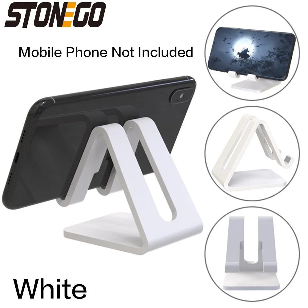 Desk Phone Holder Triangle Mobile Stand For Cell Phone Tablet Universal plastic Phone Stand