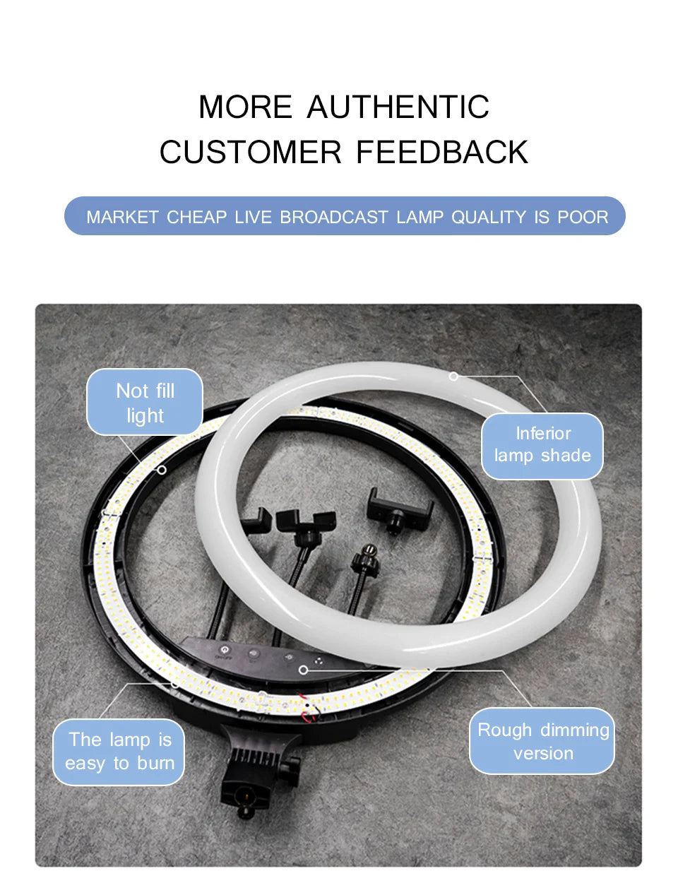 26CM Photography Lighting Phone Ringlight Tripod Stand Photo Led Selfie Remote Fill Ring Light Lamp Video Youtube Live COOK