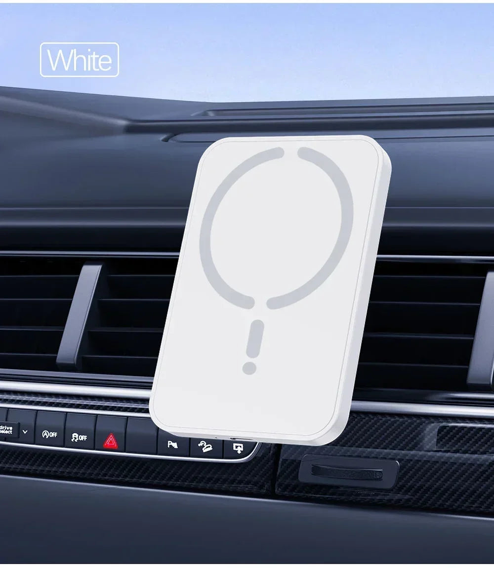 Wireless Charging Magnetic Air Outlet Phone Holder Stand 30W Quick Charging Pad For Magsafe iPhone 16 15 14 13 12 Pro Max 12 XS