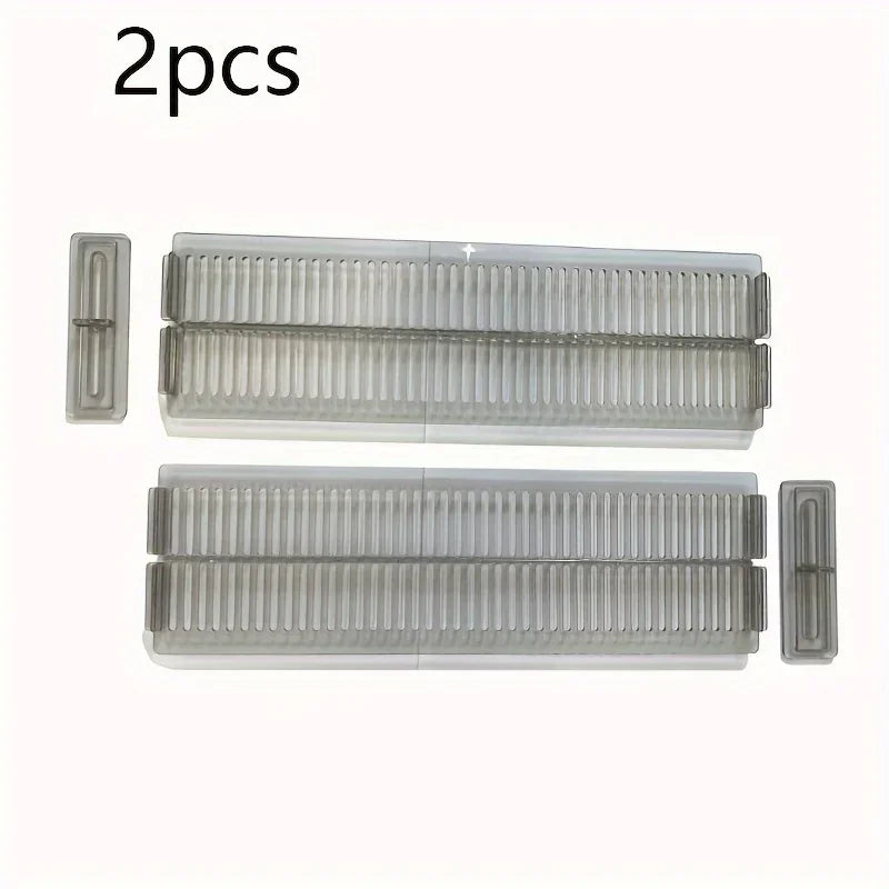 2pcs/set Adjustable Clapboard Drawer Divider Partition DIY Durable Storage Organiser Wardrobe Closet Punch-free Separator Tools