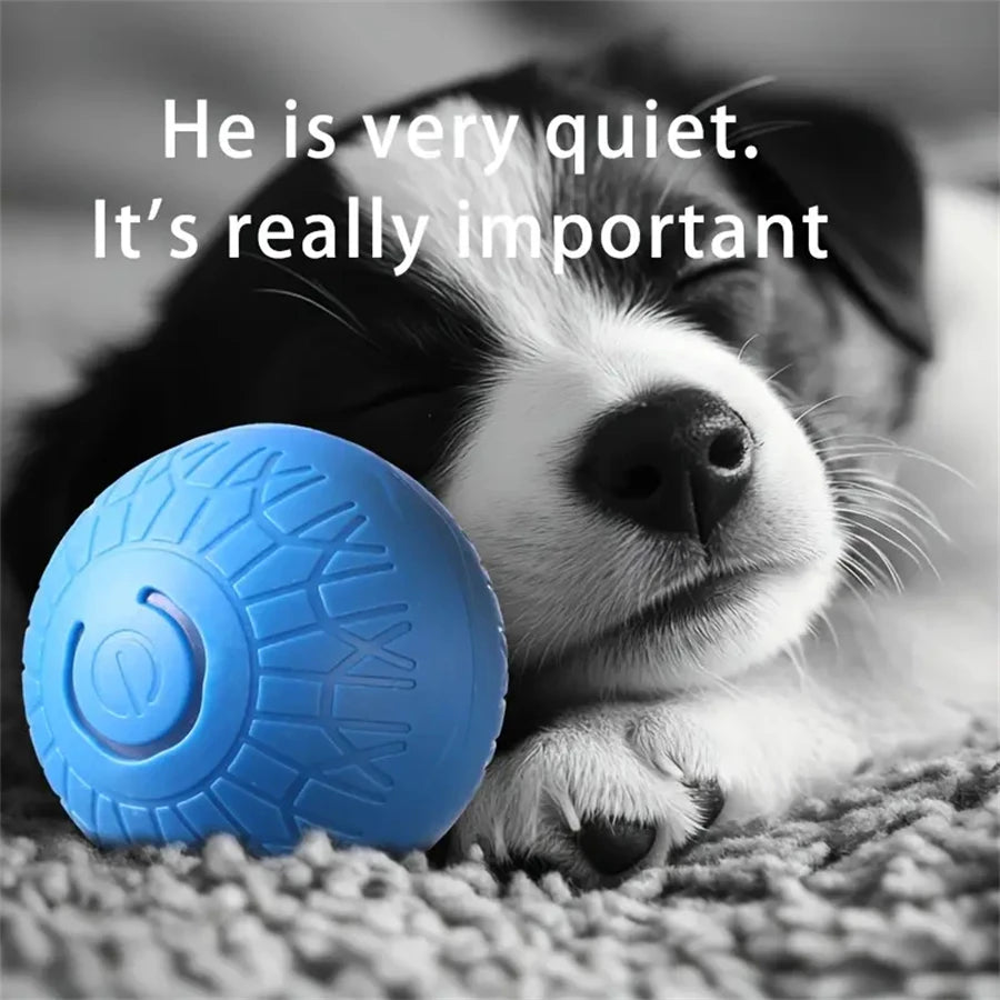 Smart Dog Toys Ball Electronic Interactive Cat Toy Pet Jump and Rolling Ball USB Automatic Moving Bouncing for Large Medium Dogs