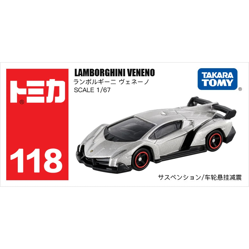 Tomica Toy Cars Mini Diecast Alloy Model Car Metal Sports Vehicles Various Styles Gifts for Children Hobby Collection