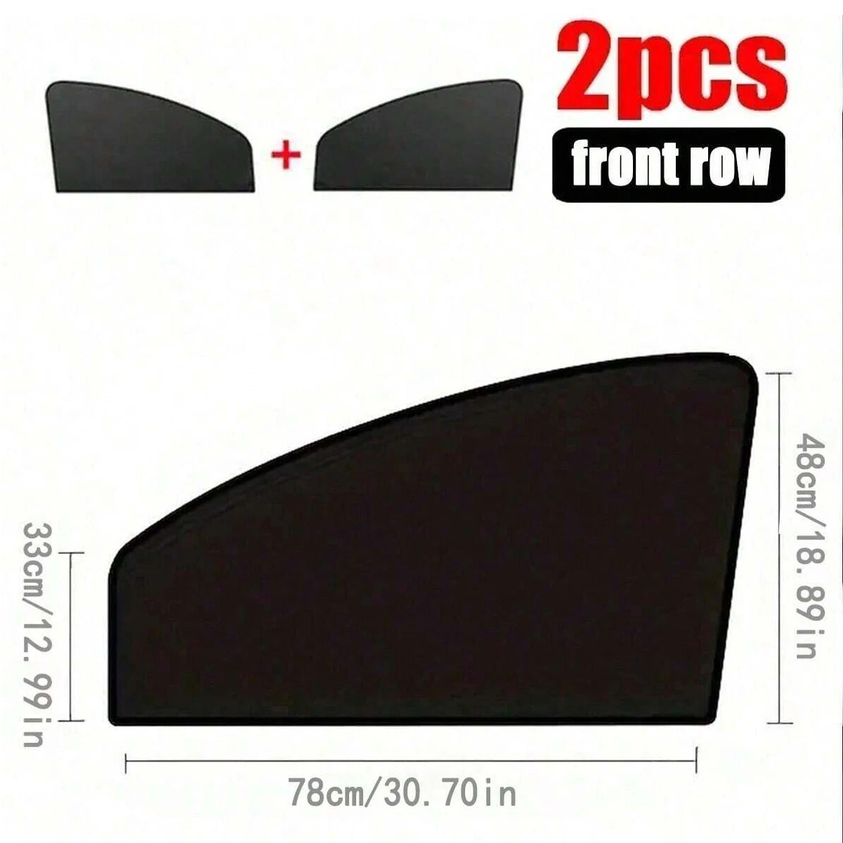 Magnetic curtain protectors, side window sunshades, UV protection, suitable for most models, universal in all seasons