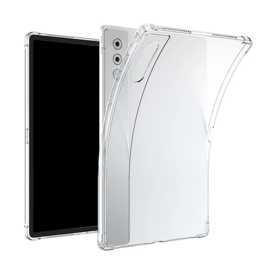 Чехол для планшета Yoga Pad Pro 12,7 дюймов, прозрачный, из мягкого ТПУ, противоскользящий, с воздушными подушками, защищает от падений и царапин.