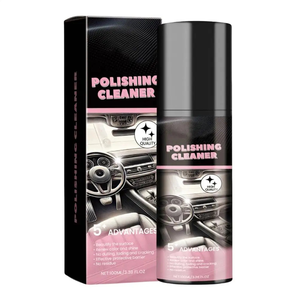 100ml Auto Interior Polish Car Shine Cleaner Interior Detailer Spray Protective Color Fading Repair Car Care Detailing Spray