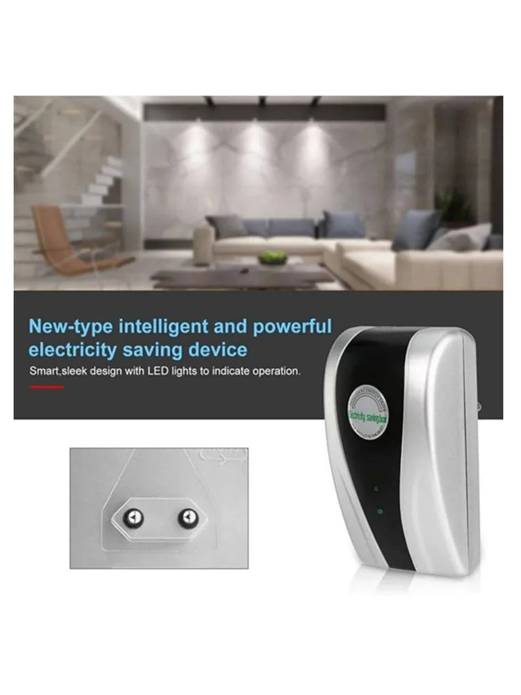EU plug 30KW Intelligent Energy Saver 90V-250V New-Type Power Electricity Saving Box Digital Powerful Electricity Saving Device