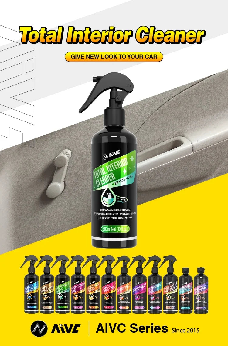 Car foam cleaner  Interior Stain Removal  Multifunctional leather seat roof fabric cleaning Spray Maintenance Wash Car