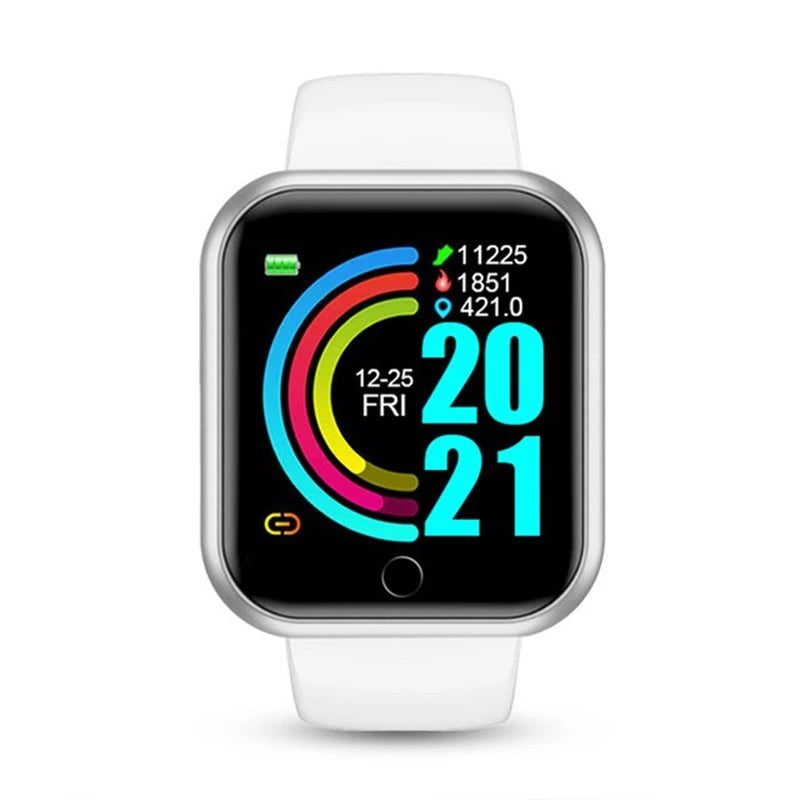 Multi-color Smart Watch For Children Boy Girl Fashion LED Digital Wrist Watches Silicone Strap Sport Watch Men Women Bracelet