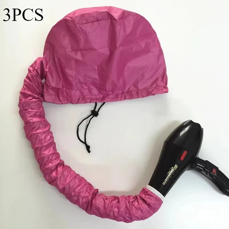Hair Bonnet Portable Dryer Cap Steamer Quick Dry Baked Oil Care Diffuser Drying Hairdressing Tools Hair Cap Shower Cap Women