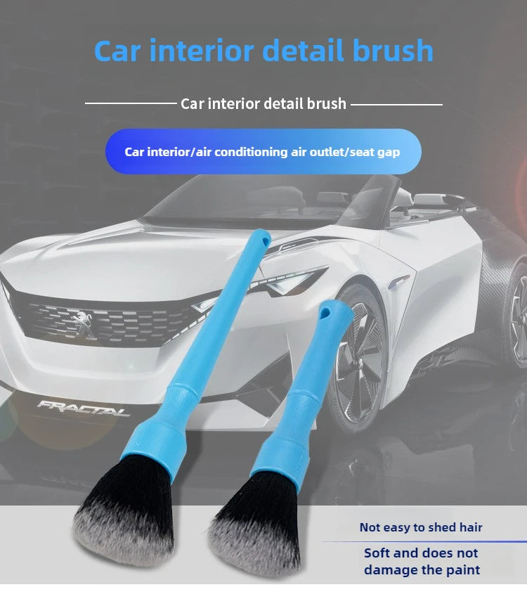 Car Ultra-Soft Detailing Brush Super Soft Auto Interior Detail Brush With Synthetic Bristles Duster Brush car cleaning tools