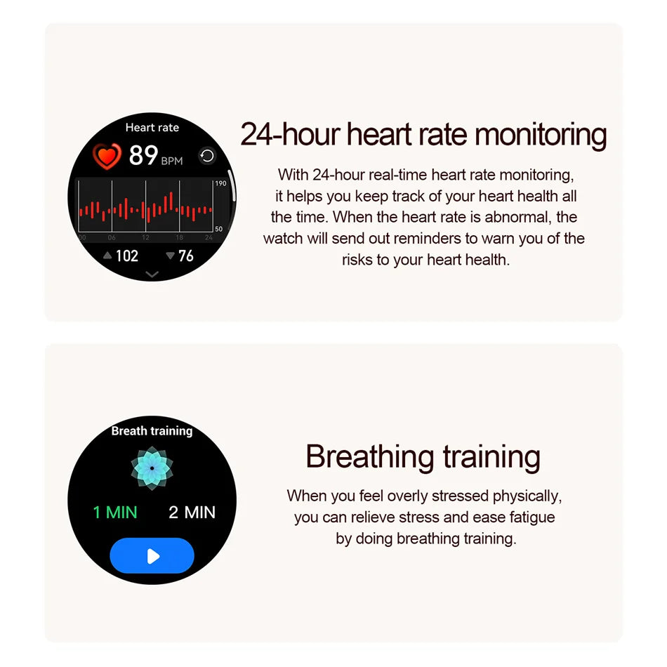 2025 New GPS Tracking Smartwatch Women AMOLED HD Screen Heart Rate Bluetooth Call IP68 Waterproof Smart Watch Android IOS