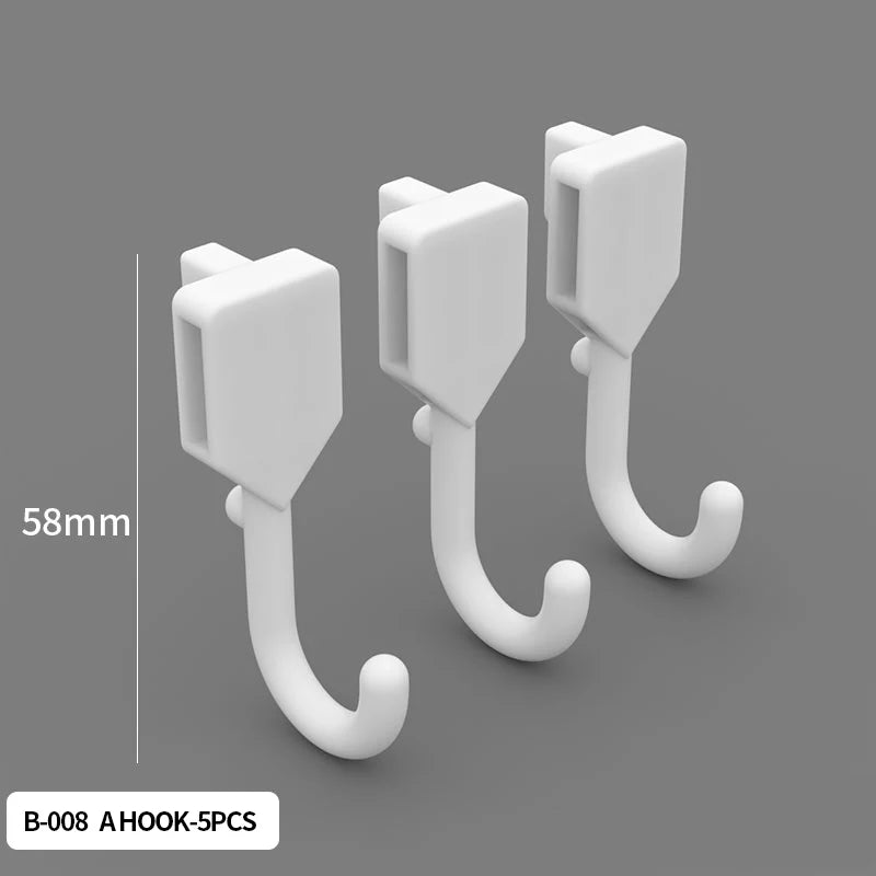 Desktop pegboard storage kit: Stand-up clip - on panels, perfect for home office and study storage.