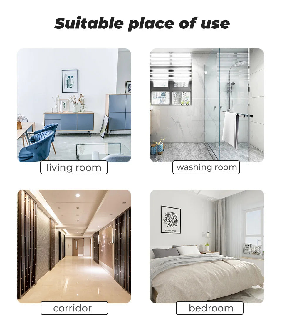 Wall Smart Light Switch Infrare IR Sensor No Need Touch EU Glass Screen Panel Electrical Power Auto On Off Lamp