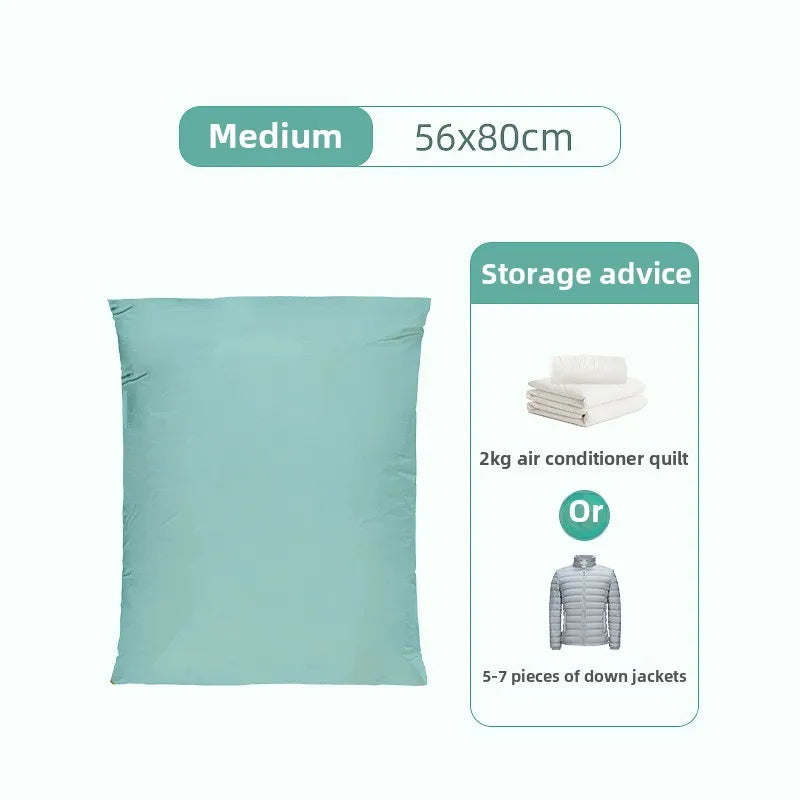 Vacuum Compression Bag No Pumping Clothes Quilt Storage Home Bag Large 3D Vacuum Compression Bags