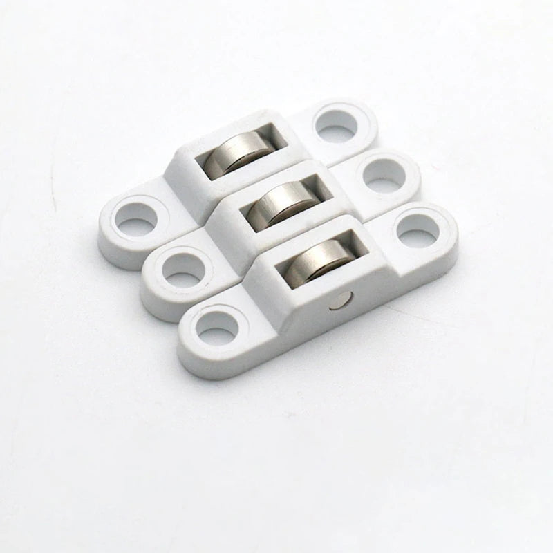 10PCS Sliding Door Roller Cabinet Copper Caster Wheel Pulley for Wardrobe Furniture Door Window Accessories Width 7.5mm B03E