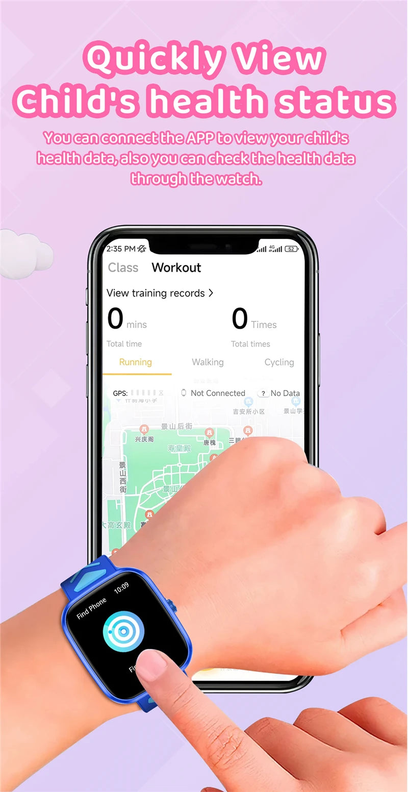 New Kids Smart Watch Child HD Touch Screen Games Smartwatch Music Watch Boy Girl Gift Children Smartwatch For IOS Android