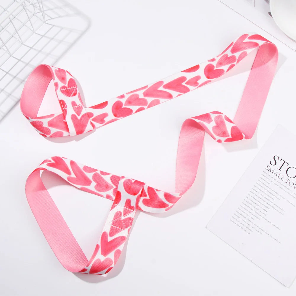 Nylon Colorful Straps Yoga Mat Strap Belt Adjustable Sports Sling Shoulder Carry Strap Belt Exercise Stretch Elastic Yoga Belt