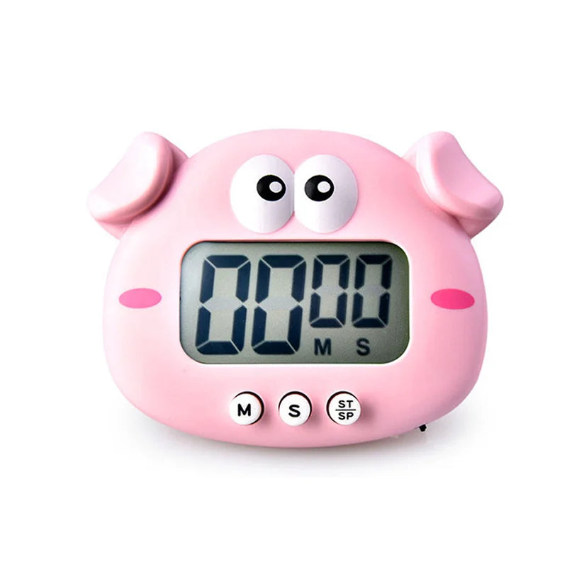 Digital Timer For Kid Study Kitchen Countdown Alarm Clock Child Study Timer Cute Animals Timer Kitchen Cooking Gadgets Gift New