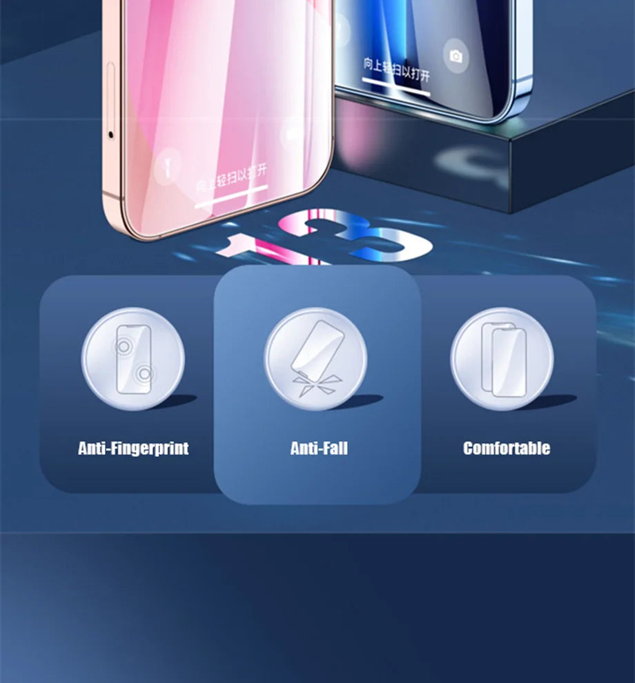 30D Full Cover Tempered Glass For iPhone 11 12 13 14 PRO MAX Screen Protector Glass On iPhone 6 7 8 14 Plus X XR XS MAX Glass