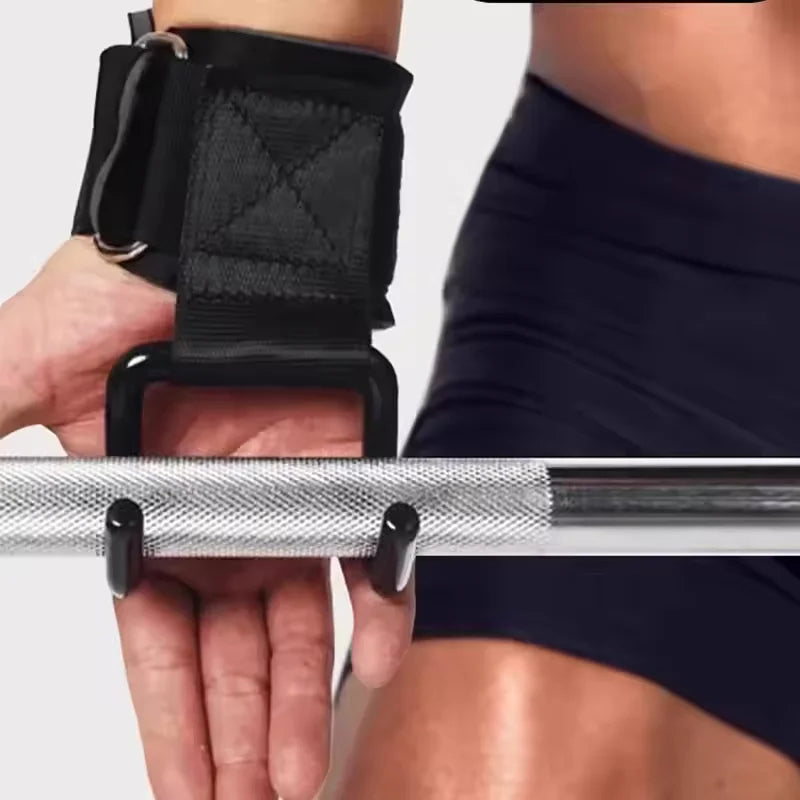 1/2pc Dumbbell Wrist Guard Non-Slip Weight Lifting Hooks  Of Deadlift Chin And Fitness Hook Training Pull-Up & Fitness Training
