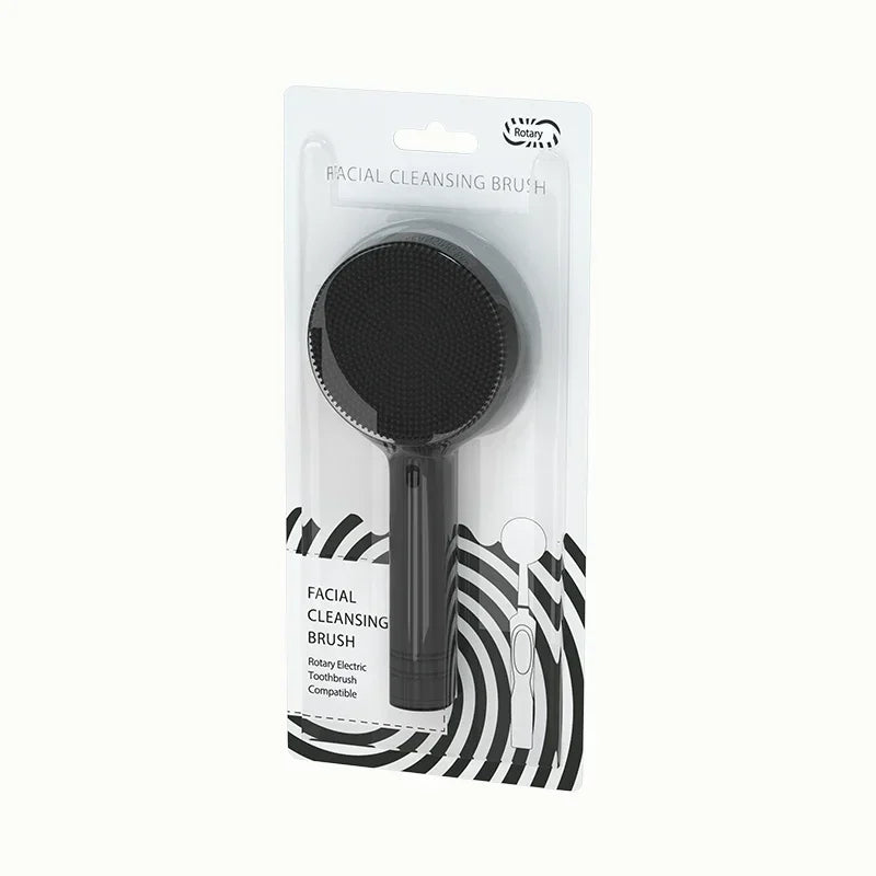 Facial Brush Head For Braun Oral b Vitality Triumph D12 D16 D20 D34 Electric Toothbrush Head Silicone Facial Cleansing Brush