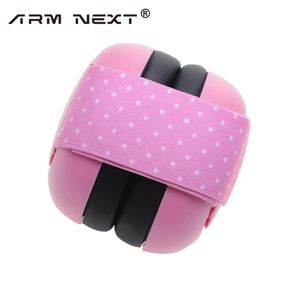 Infant Ear Muffs Noise Cancelling Soft Padded Design Baby Ear Protection Headphones with Elastic Headband