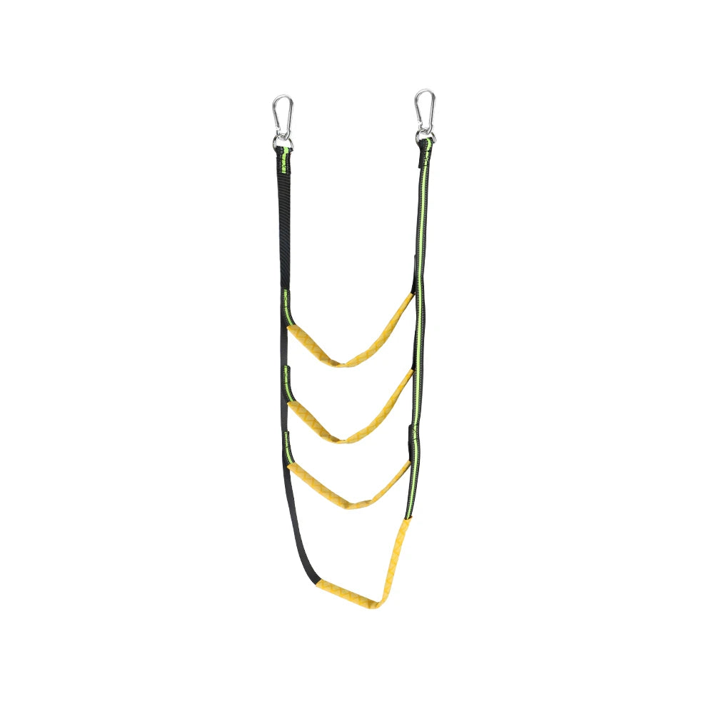 Складная лестница для спуска лодок на воду, портативная лестница для яхт, боковая подвесная лестница, 3/4/5 ступенчатая тросовая лестница для посадки на лодку, мягкая лестница для посадки.