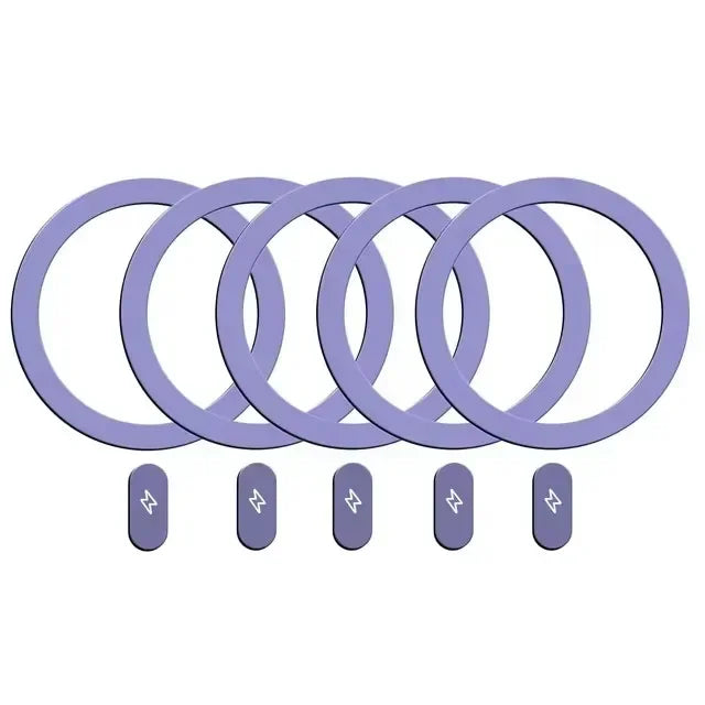 Magnetic Metal Plate Ring for Magsafe Wireless Charger Iron Sheet Sticker Magnet Cellphone Holder for IPhone 17 16 15 13 Pro Max