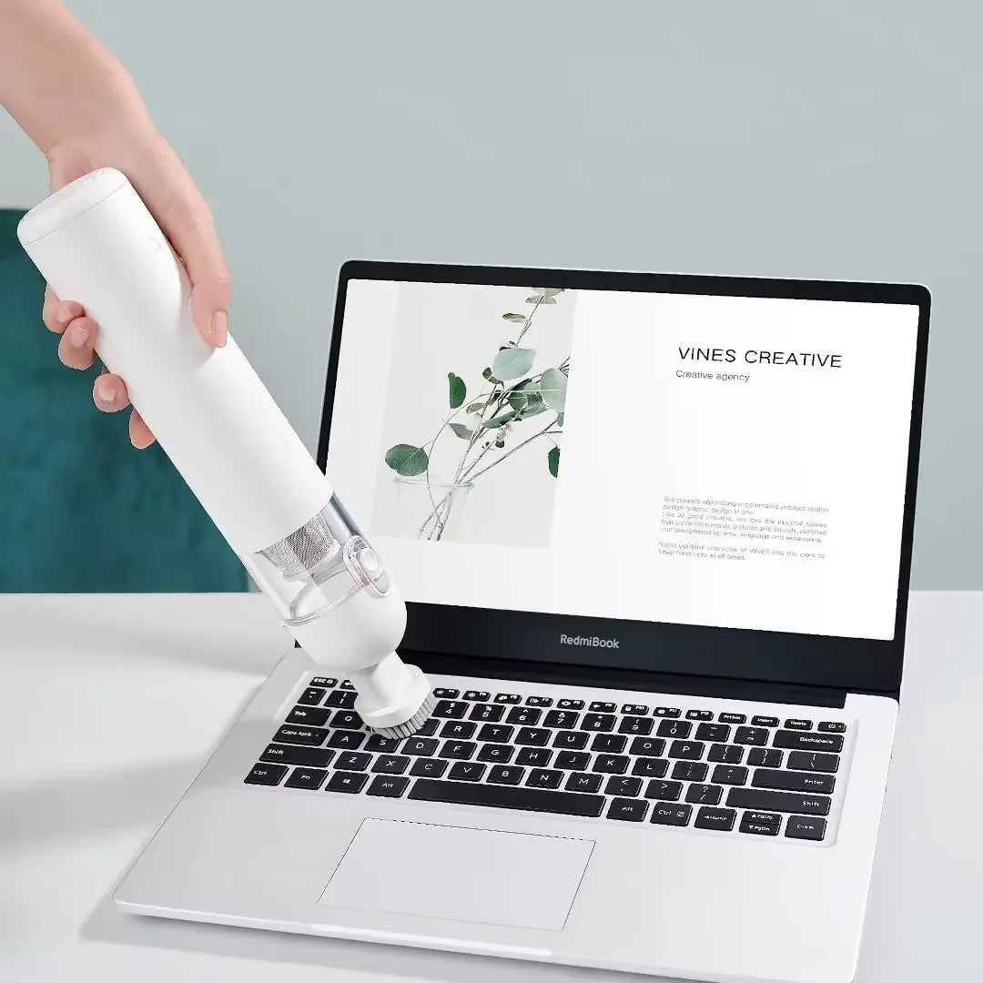 Xiaomi Mijia Mini Vacuum Cleaner, 13000Pa Portable Wireless One-Button Start 88000RPM Brushless Motor with Multi Nozzles for Car
