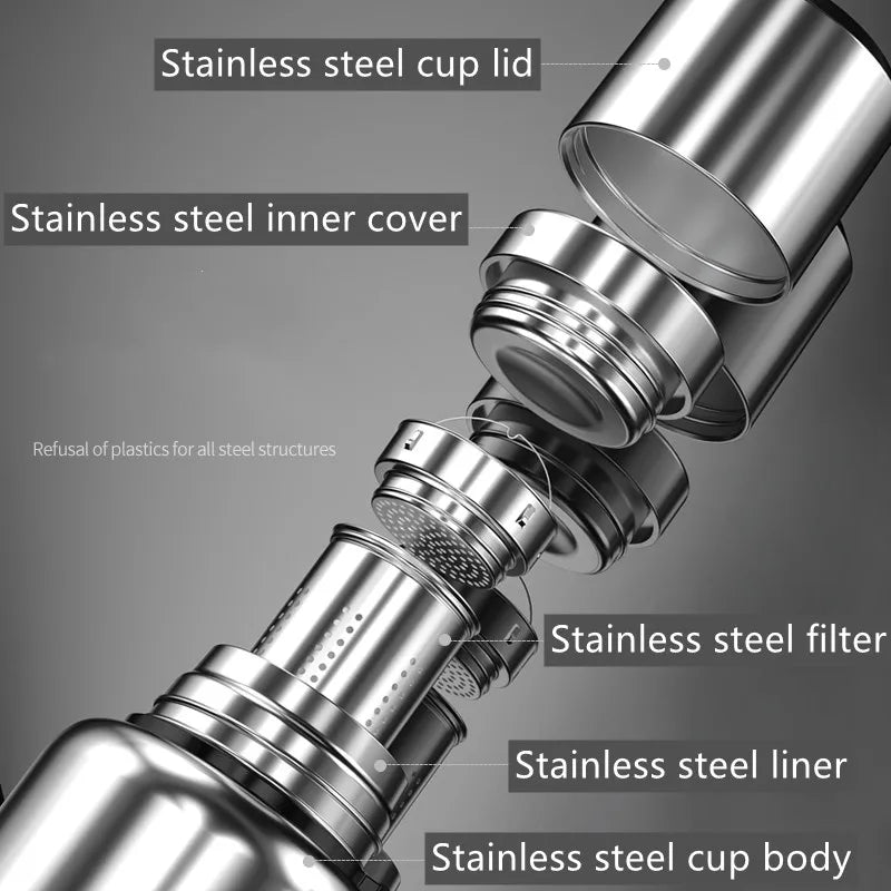 1200ML Smart Thermos Bottle Temperature Display Keep Cold and Hot Water Bottle Thermos for Water Tea Outdoor Sport Water Bottle