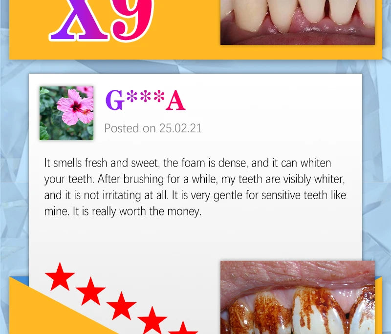 2025 New Technology Effectively Whitens Teeth and Cleansing Plaque Mineral Powder