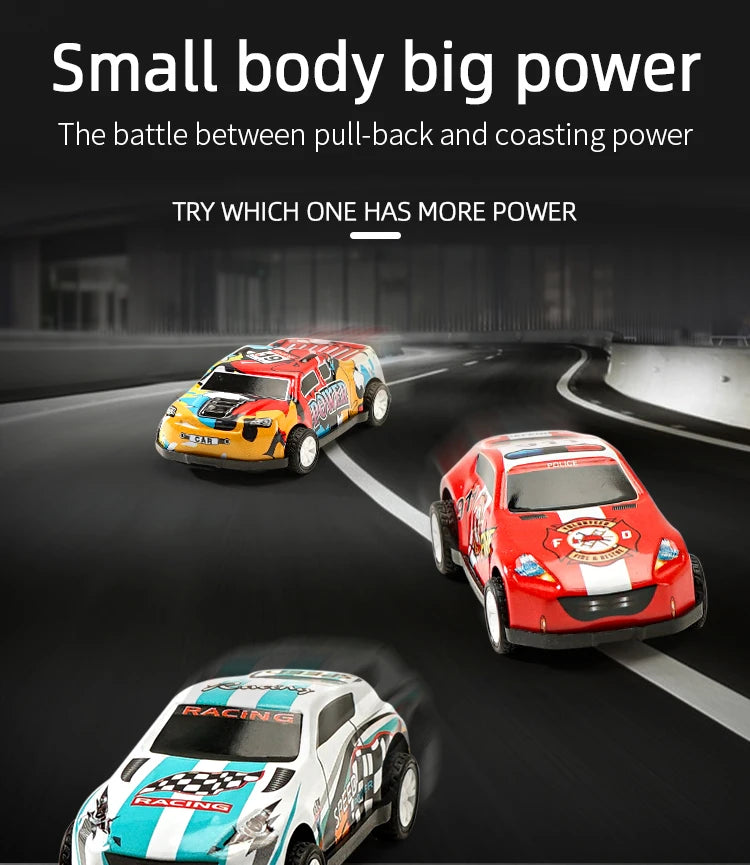 Toy car alloy car children boy baby pull back car gift educational set mini model