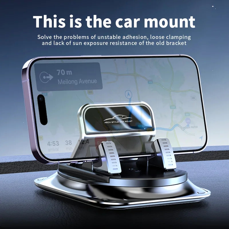 Phone Car Mount，Car Dashboard Phone Holder，360Degree Rotation，Stable and non-slip，ApplicableiPhoneSamsung Xiaomi Phone Stand
