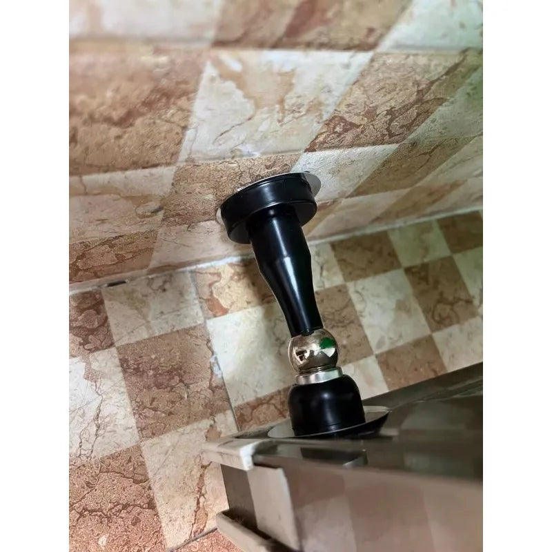 1PCS Stainless Steel Door Stopper Bathroom Magnetic Door Stop Heavy Duty Floor Wall Mount Wind-Proof Door Holder Hardware 2025