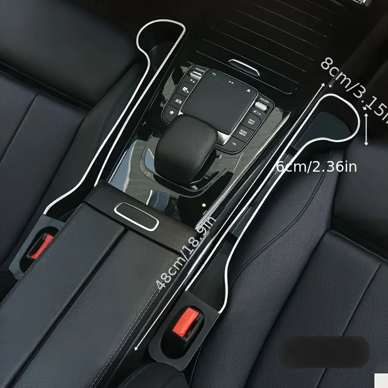 2Pcs Universal Car Seat Gap Plug Strip Side Seam Car Gap Filler Leak Proof Seat Gap Storage Organizer Interior Decor Accessories